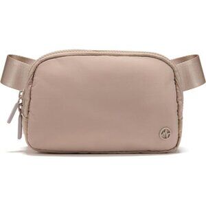 Belt Bag for Women Raw Linen Beige